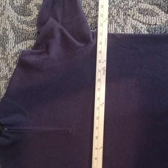 Jos. A. Bank Traveler 1/4 Zip Mens Sweater 100%merino Wool Purple Office Size M - Picture 6 of 8